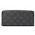 Portefeuille Zippy Louis Vuitton Monogram Eclipse Noir
