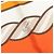 Hermès Hermes Carre 70 Quadrige Schal Mehrfarben Orange - Ansicht 8