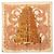 Hermès Hermes Carre 90 Rivers of Babel Schal Braun