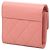 Portafoglio tri-fold Chanel Matelassé in pelle rosa - vista 2