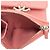 Portafoglio tri-fold Chanel Matelassé in pelle rosa - vista 5