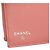 Portafoglio tri-fold Chanel Matelassé in pelle rosa - vista 7