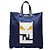 Fendi Bugs Monster FF Logo Tote Bag Marineblau