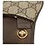 Borsa a tracolla Gucci GG Supreme Interlocking G Blondie Marrone - vista 6
