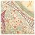 Hermès Foulard Hermes Carre 90 World Map Beige Verde - vista 6