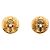 Orecchini a clip Chanel Vintage Gold D'oro - vista 2