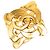 Timeless Spilla Vintage Chanel Coco Mark D'oro