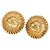 Timeless Orecchini a clip Chanel Vintage Gold D'oro