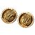 Timeless Orecchini a clip Chanel Vintage Gold D'oro - vista 2