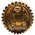 Timeless Orecchini a clip Chanel Vintage Gold D'oro - vista 3