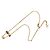 Collana con pendente in strass placcato oro Louis Vuitton D'oro - vista 2