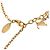 Collana con pendente in strass placcato oro Louis Vuitton D'oro - vista 3