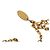 Collana con pendente in strass placcato oro Louis Vuitton D'oro - vista 5