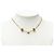 Collana con pendente in strass placcato oro Louis Vuitton D'oro - vista 6