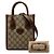 Borsa Gucci GG Supreme Interlocking G Marrone - vista 7