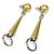 Hermès Hermes Epure Equestre PM Ohrringe Silber Golden - Ansicht 3
