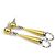 Hermès Hermes Epure Equestre PM Ohrringe Silber Golden - Ansicht 6