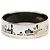 Hermès Bracciale Hermes Chien Echa Parisian Charm Argento Blu chiaro - vista 2