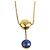 Loewe Halskette in Blau und Gold Golden