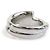 Ring Hermès Anello Band Tourni Tresse Hermes Nero Argento - vista 3
