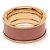 Hermès Hermes Ring mit Emaille-Band in Roségold Golden - Ansicht 5