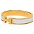 Hermès Bracciale Hermes Click H PM Bianco D'oro - vista 2