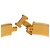 Hermès Bracciale Hermes Click H PM Bianco D'oro - vista 4