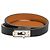 Hermès Bracciale Hermes Mini Kelly Double Tour Nero Argento