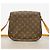 Borsa a tracolla Louis Vuitton Monogram Saint Cloud GM Marrone - vista 11