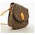 Borsa a tracolla Louis Vuitton Monogram Saint Cloud GM Marrone - vista 2