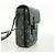 Borsa a tracolla verticale Louis Vuitton Monogram Eclipse S-Lock Nero - vista 2