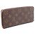 Louis Vuitton Portefeuille Clemence Monogram Mimosa Wallet Braun Gelb Monogramm - Ansicht 2