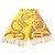 Hermès Sciarpa Muffler Hermes Casaque Buckle et Camaieu Marrone Giallo