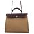 Hermès Borsa Hermes Herbag Zip PM Taupe Damier ebene