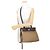 Hermès Borsa Hermes Herbag Zip PM Taupe Damier ebene - vista 4