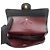 Borsa a tracolla con catena Chanel in pelle di vitello martellata nera Nero - vista 7
