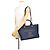 Chanel Deauville Tote Bag Marineblau - Ansicht 5