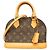Borsa Louis Vuitton Alma BB Monogram Marrone