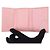 Portafoglio tri-fold Chanel rosa - vista 4