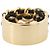 Chanel Ring aus goldfarbenem Leder und Metall - Ansicht 3