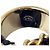 Chanel Ring aus goldfarbenem Leder und Metall - Ansicht 7