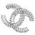 Broche Chanel de strass Plata