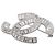 Broche Chanel de strass Plata - vista 2