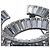 Broche Chanel de strass Plata - vista 6