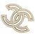 Broche Chanel com strass