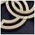 Broche Chanel com strass - vista 7