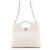 Chanel Matelassé Mini Handtasche Weiß