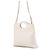 Chanel Matelassé Mini Handtasche Weiß - Ansicht 2