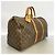 Keepall Bolsa Boston Louis Vuitton Marrom - vista 2