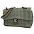 Borsa a tracolla Chanel in denim blu